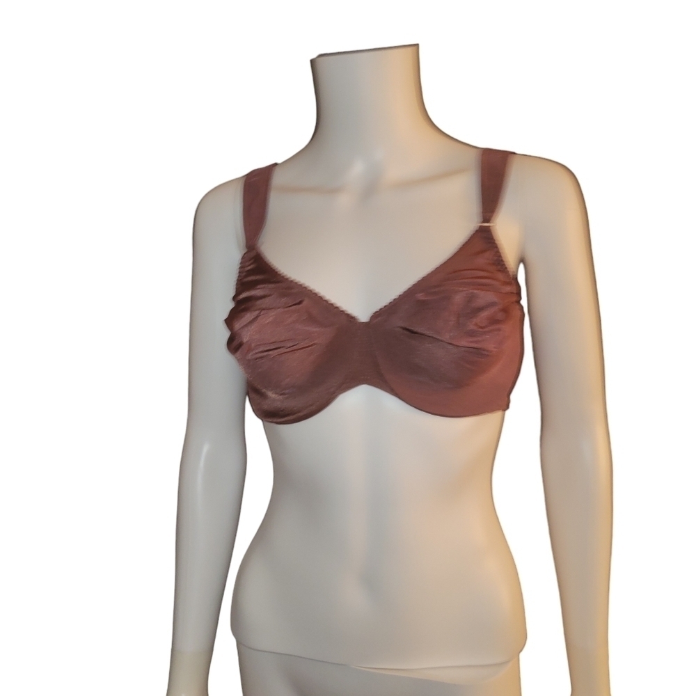 Olga Bra 36D Brown Underwire
